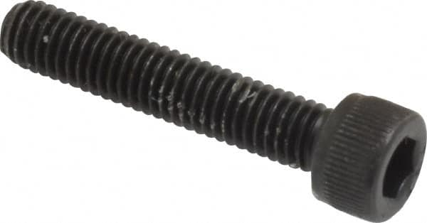 Value Collection - #10-32 UNF Hex Socket Drive, Socket Cap Screw - Alloy Steel, Black Oxide Finish, Fully Threaded, 1" Length Under Head - Makers Industrial Supply