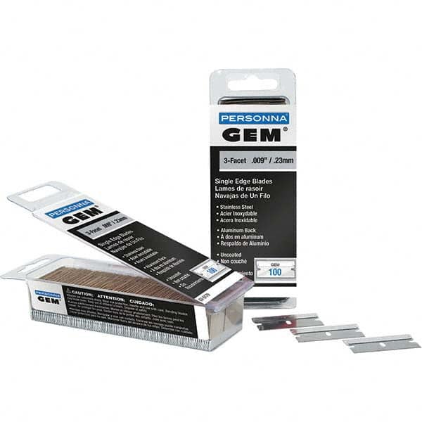 GEM - 1-1/2" Stainless Steel Single Edge Blade - Makers Industrial Supply