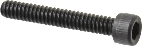 Value Collection - #4-40 UNC Hex Socket Drive, Socket Cap Screw - Alloy Steel, Black Oxide Finish, Fully Threaded, 3/4" Length Under Head - Makers Industrial Supply