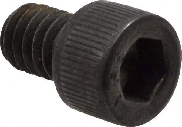 Value Collection - #8-32 UNC Hex Socket Drive, Socket Cap Screw - Alloy Steel, Black Oxide Finish, Fully Threaded, 1/4" Length Under Head - Makers Industrial Supply