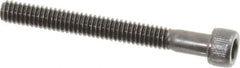 Value Collection - #8-32 UNC Hex Socket Drive, Socket Cap Screw - Alloy Steel, Black Oxide Finish, Partially Threaded, 1-1/2" Length Under Head - Makers Industrial Supply