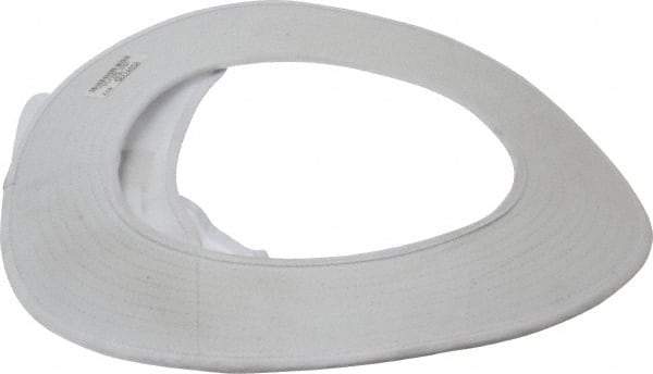 OccuNomix - Hard Hat Shade - White, Compatible with All Hard Hats - Makers Industrial Supply