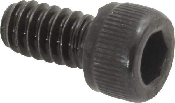 Value Collection - #10-24 UNC Hex Socket Drive, Socket Cap Screw - Alloy Steel, Black Oxide Finish, Fully Threaded, 3/8" Length Under Head - Makers Industrial Supply