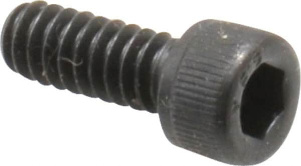 Value Collection - #10-24 UNC Hex Socket Drive, Socket Cap Screw - Alloy Steel, Black Oxide Finish, Fully Threaded, 1/2" Length Under Head - Makers Industrial Supply