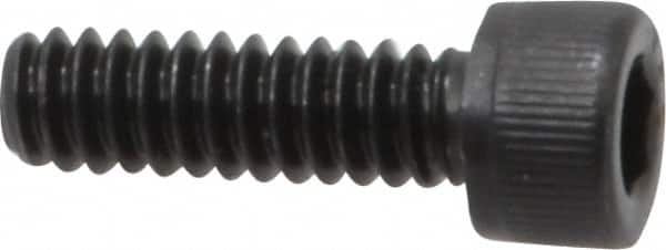 Value Collection - #10-24 UNC Hex Socket Drive, Socket Cap Screw - Alloy Steel, Black Oxide Finish, Fully Threaded, 5/8" Length Under Head - Makers Industrial Supply