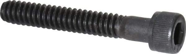 Value Collection - #10-24 UNC Hex Socket Drive, Socket Cap Screw - Alloy Steel, Black Oxide Finish, Fully Threaded, 1-1/4" Length Under Head - Makers Industrial Supply