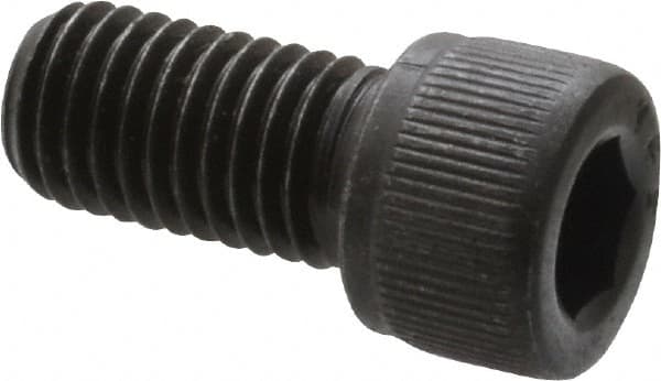 Value Collection - 1/4-28 UNF Hex Socket Drive, Socket Cap Screw - Alloy Steel, Black Oxide Finish, Fully Threaded, 1/2" Length Under Head - Makers Industrial Supply