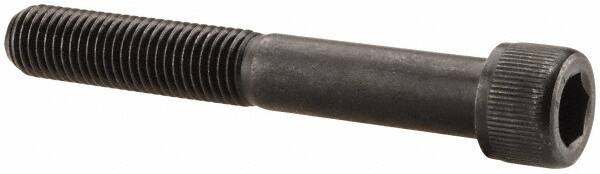 Value Collection - 5/16-24 UNF Hex Socket Drive, Socket Cap Screw - Alloy Steel, Black Oxide Finish, Partially Threaded, 2-1/4" Length Under Head - Makers Industrial Supply