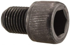 Value Collection - 3/8-24 UNF Hex Socket Drive, Socket Cap Screw - Alloy Steel, Black Oxide Finish, Fully Threaded, 1/2" Length Under Head - Makers Industrial Supply