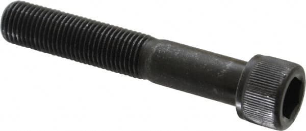 Value Collection - 3/8-24 UNF Hex Socket Drive, Socket Cap Screw - Alloy Steel, Black Oxide Finish, Partially Threaded, 2-1/4" Length Under Head - Makers Industrial Supply