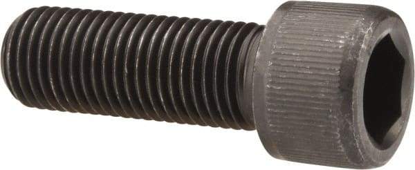 Value Collection - 7/16-20 UNF Hex Socket Drive, Socket Cap Screw - Alloy Steel, Black Oxide Finish, Fully Threaded, 1-1/4" Length Under Head - Makers Industrial Supply