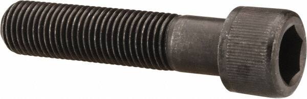 Value Collection - 7/16-20 UNF Hex Socket Drive, Socket Cap Screw - Alloy Steel, Black Oxide Finish, Partially Threaded, 2" Length Under Head - Makers Industrial Supply