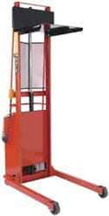 Wesco Industrial Products - 1,500 Lb Capacity, 60" Lift Height, Battery Operated Lift - 5-3/4" Lowered Height, 15" Load Center, 24" Overall Width - Makers Industrial Supply