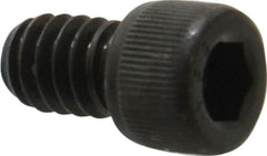 Value Collection - 1/4-20 UNC Hex Socket Drive, Socket Cap Screw - Alloy Steel, Black Oxide Finish, Fully Threaded, 3/8" Length Under Head - Makers Industrial Supply