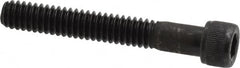 Value Collection - 1/4-20 UNC Hex Socket Drive, Socket Cap Screw - Alloy Steel, Black Oxide Finish, Partially Threaded, 1-3/4" Length Under Head - Makers Industrial Supply