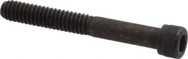 Value Collection - 1/4-20 UNC Hex Socket Drive, Socket Cap Screw - Alloy Steel, Black Oxide Finish, Partially Threaded, 2" Length Under Head - Makers Industrial Supply