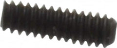 Value Collection - #0-80 UNF, 3/16" OAL, Cup Point Set Screw - Grade 8 Alloy Steel, 0.028" Key - Makers Industrial Supply