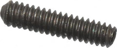 Value Collection - #0-80 UNF, 1/4" OAL, Cup Point Set Screw - Grade 8 Alloy Steel, 0.028" Key - Makers Industrial Supply