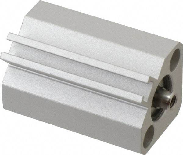 SMC PNEUMATICS - 9/16" Stroke x 1/2" Bore Double Acting Air Cylinder - 10-32 Port, 8-32 Rod Thread, 145 Max psi, 15 to 160°F - Makers Industrial Supply