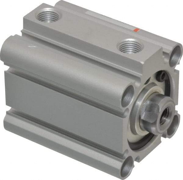 SMC PNEUMATICS - 1" Stroke x 1-1/4" Bore Double Acting Air Cylinder - 1/8 Port, 5/16-24 Rod Thread, 145 Max psi, 15 to 160°F - Makers Industrial Supply