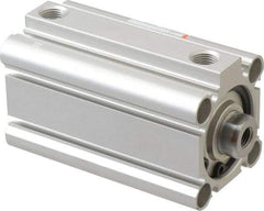 SMC PNEUMATICS - 1-15/16" Stroke x 1-1/4" Bore Double Acting Air Cylinder - 1/8 Port, 5/16-24 Rod Thread, 145 Max psi, 15 to 160°F - Makers Industrial Supply