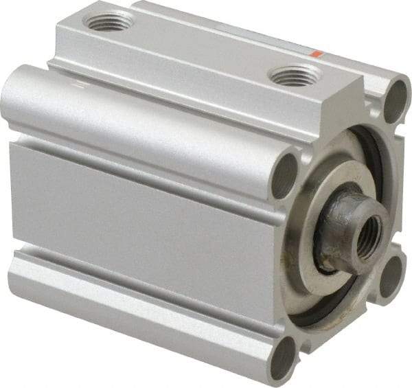 SMC PNEUMATICS - 1" Stroke x 1-1/2" Bore Double Acting Air Cylinder - 1/8 Port, 3/8-24 Rod Thread, 145 Max psi, 15 to 160°F - Makers Industrial Supply