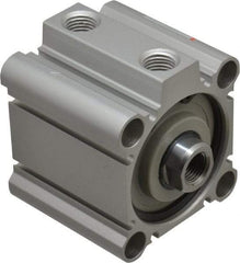 SMC PNEUMATICS - 3/4" Stroke x 2" Bore Double Acting Air Cylinder - 1/4 Port, 1/2-20 Rod Thread, 145 Max psi, 15 to 160°F - Makers Industrial Supply