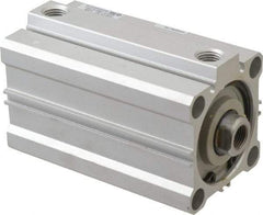 SMC PNEUMATICS - 2-15/16" Stroke x 2" Bore Double Acting Air Cylinder - 1/4 Port, 1/2-20 Rod Thread, 145 Max psi, 15 to 160°F - Makers Industrial Supply