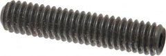 Value Collection - 5/16-18 UNC, 1-1/2" OAL, Cup Point Set Screw - Grade 8 Alloy Steel, 5/32" Key - Makers Industrial Supply