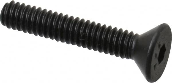 Value Collection - #5-40 UNC Hex Socket Drive, 82° Flat Screw - Alloy Steel, Black Oxide Finish, Fully Threaded, 3/4" OAL - Makers Industrial Supply