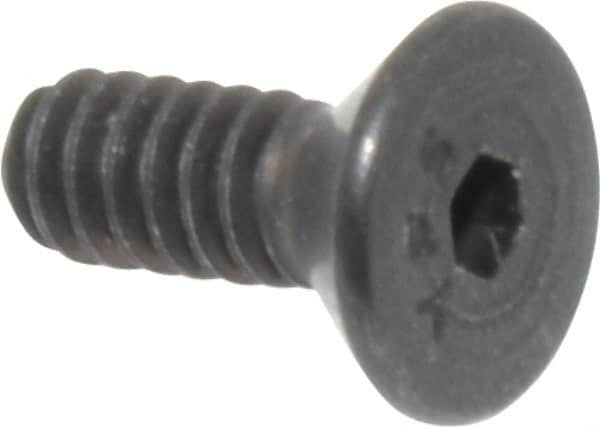 Value Collection - #6-32 UNC Hex Socket Drive, 82° Flat Screw - Alloy Steel, Black Oxide Finish, Fully Threaded, 3/8" OAL - Makers Industrial Supply