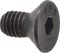 Value Collection - #10-32 UNF Hex Socket Drive, 82° Flat Screw - Alloy Steel, Black Oxide Finish, Fully Threaded, 3/8" OAL - Makers Industrial Supply