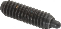 Gibraltar - 8-32, 1/2" Thread Length, 3/32" Plunger Projection, Steel Threaded Spring Plunger - 0.07" Max Plunger Diam, 0.5 Lb Init End Force, 4 Lb Final End Force - Makers Industrial Supply