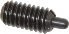 Gibraltar - 5/16-18, 5/8" Thread Length, 3/16" Plunger Projection, Steel Threaded Spring Plunger - Makers Industrial Supply