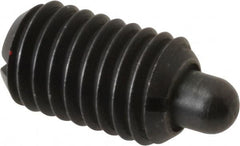 Gibraltar - 1/2-13, 13/16" Thread Length, 1/4" Plunger Projection, Steel Threaded Spring Plunger - 1/4" Max Plunger Diam, 1.7 Lb Init End Force, 8.5 Lb Final End Force - Makers Industrial Supply