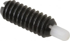 Gibraltar - 1/4-20, 5/8" Thread Length, 3/16" Plunger Projection, Steel Threaded Spring Plunger - 0.119" Max Plunger Diam, 0.5 Lb Init End Force, 6 Lb Final End Force - Makers Industrial Supply