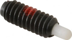 Gibraltar - 1/4-20, 5/8" Thread Length, 3/16" Plunger Projection, Steel Threaded Spring Plunger - 0.119" Max Plunger Diam, 0.3 Lb Init End Force, 3.5 Lb Final End Force - Makers Industrial Supply