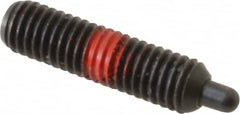 Gibraltar - 5/16-18, 5/8" Thread Length, 3/16" Plunger Projection, Steel Threaded Spring Plunger - Makers Industrial Supply