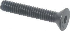 Value Collection - 1/4-20 UNC Hex Socket Drive, 82° Flat Screw - Alloy Steel, Black Oxide Finish, Fully Threaded, 1-1/2" OAL - Makers Industrial Supply