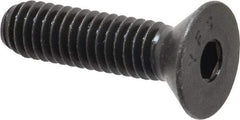 Value Collection - 5/16-18 UNC Hex Socket Drive, 82° Flat Screw - Alloy Steel, Black Oxide Finish, Fully Threaded, 1-1/4" OAL - Makers Industrial Supply