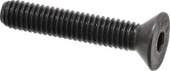 Value Collection - 5/16-18 UNC Hex Socket Drive, 82° Flat Screw - Alloy Steel, Black Oxide Finish, Fully Threaded, 1-3/4" OAL - Makers Industrial Supply