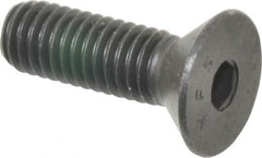 Value Collection - 3/8-16 UNC Hex Socket Drive, 82° Flat Screw - Alloy Steel, Black Oxide Finish, Fully Threaded, 1-1/4" OAL - Makers Industrial Supply