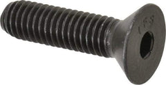 Value Collection - 3/8-16 UNC Hex Socket Drive, 82° Flat Screw - Alloy Steel, Black Oxide Finish, Fully Threaded, 1-1/2" OAL - Makers Industrial Supply