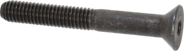 Value Collection - 3/8-16 UNC Hex Socket Drive, 82° Flat Screw - Alloy Steel, Black Oxide Finish, Partially Threaded, 3" OAL - Makers Industrial Supply