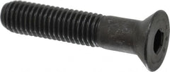 Value Collection - 1/2-13 UNC Hex Socket Drive, 82° Flat Screw - Alloy Steel, Black Oxide Finish, Partially Threaded, 2-1/2" OAL - Makers Industrial Supply