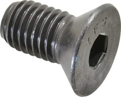 Value Collection - 5/8-11 UNC Hex Socket Drive, 82° Flat Screw - Alloy Steel, Black Oxide Finish, Fully Threaded, 1-1/4" OAL - Makers Industrial Supply