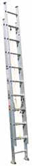 Made in USA - 32' High, Type I Rating, Aluminum Extension Ladder - Makers Industrial Supply