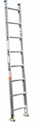 Made in USA - 16' High, Type IA Rating, Aluminum Extension Ladder - Makers Industrial Supply