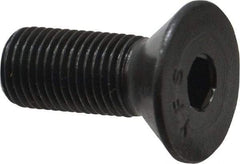 Value Collection - 3/8-24 UNF Hex Socket Drive, 82° Flat Screw - Alloy Steel, Black Oxide Finish, Fully Threaded, 1" OAL - Makers Industrial Supply