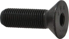 Value Collection - 3/8-24 UNF Hex Socket Drive, 82° Flat Screw - Alloy Steel, Black Oxide Finish, Fully Threaded, 1-1/4" OAL - Makers Industrial Supply